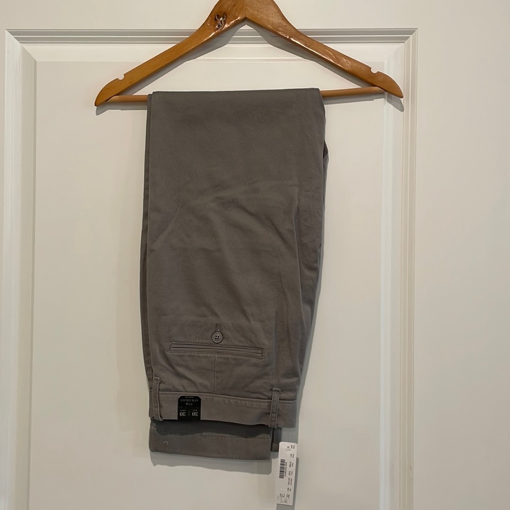 J.Crew gray dress pants straight stretch fit
